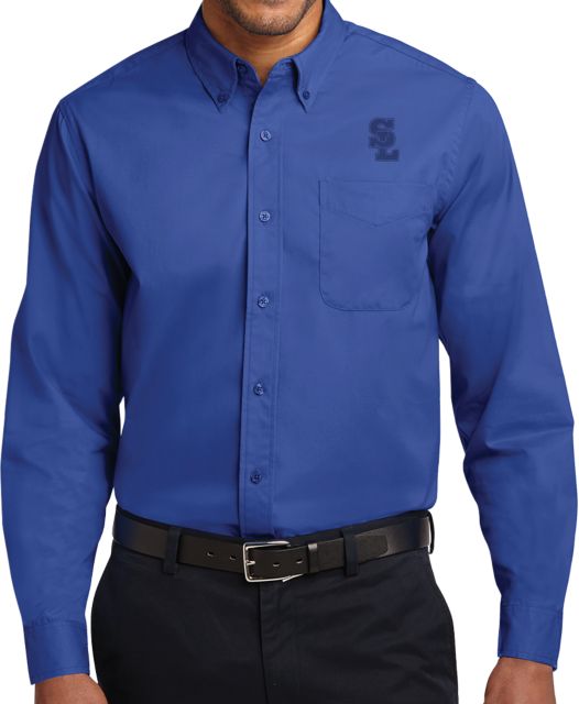Salt Lake Community Twill Button Down Long Sleeve Primary Mark - ONLINE ONLY